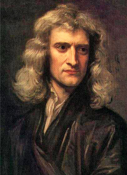 Portrait d'Isaac Newton, grand savant de l'énergie. Copie d’une peinture de Godfrey Kneller réalisée par Barrington Bramley – Source : Wikimedia Commons
