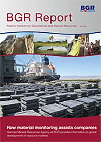 Fig. 6 : Rapport annuel du BGR – Source : BGR Report, 2016. Bgr.bund.de