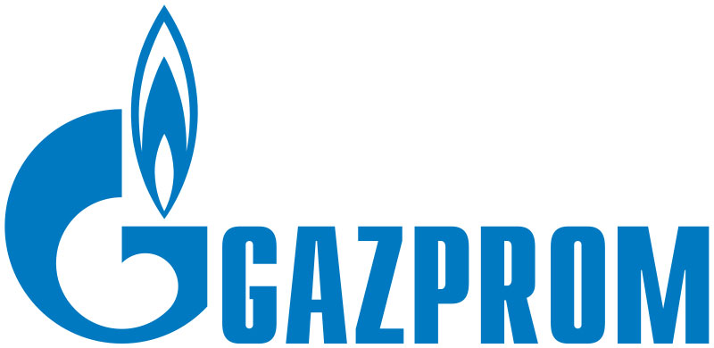 Fig. 9 : Le logo de Gazprom – Source : Wikimedia Commons