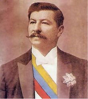 Fig. 5 : Juan Vicente Gómez (1857-1935) président des premières concessions. - Source : Wikimédia Commons
