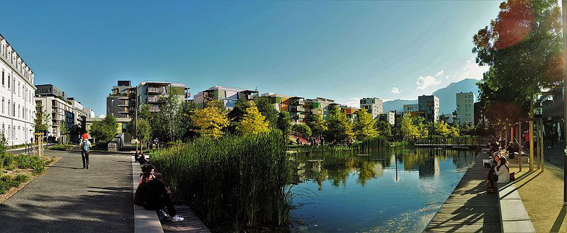 Fig 7 : Écoquartier de Bonne, Grenoble – Source: Bertrand Marion via Wikimedia Commons