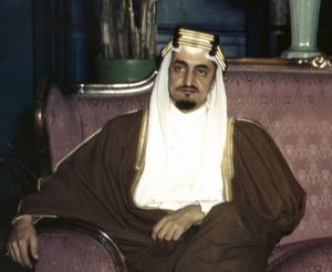 Fig. 6 : Le roi Faycal d'Arabie Saoudite en 1972. Source : L’Orient-Le-Jour 