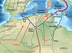 Fig. 3 : Le gaz naturel, vecteur de coopération avec l'Europe. Source : algeriepart.com 