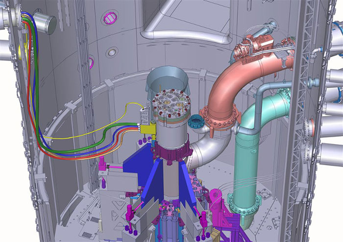 Fig. 14 : RJH piscine 3D – Source : Adeline, Commissariat à l'énergie atomique et aux énergies alternatives (CEA)