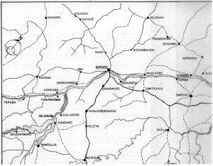 Fig. 2 : Le Niger et ses affluents au niveau de Bamako