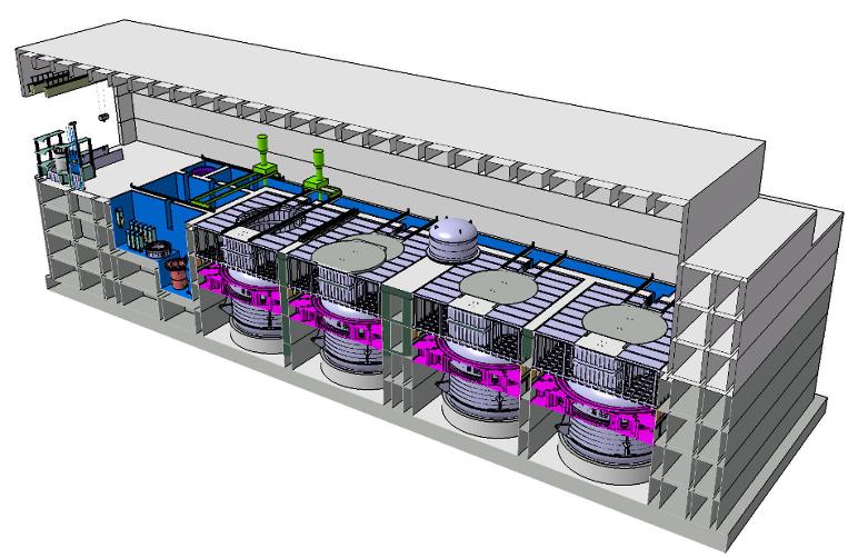 Fig. 11 : AREVA Ilot nucléaire 4 SMRs