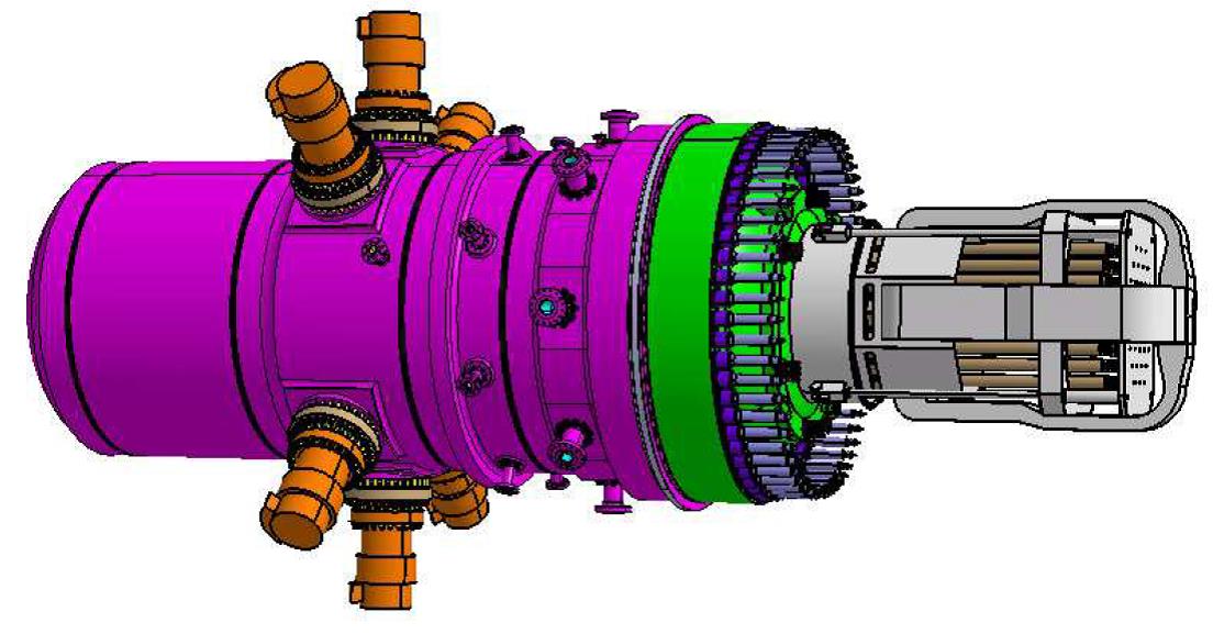 Fig. 9 : Chaudière REP intégrée- Source : AREVA