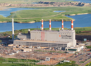 Fig. 7 : Centrale Boundary Dam de Saskpower - Source : Saskpower