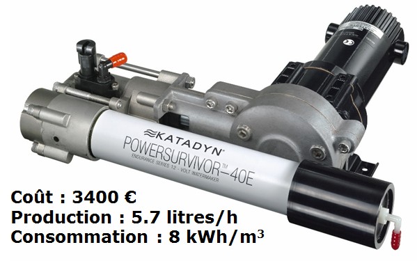 Fig. 32 : Micro osmoseur pour la marine de plaisance – Source : Katadyn