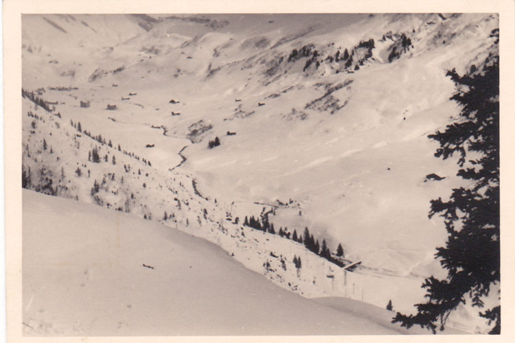 Fig. 5 : La cuvette de Roselend avant l' année 1955 – Source : photo Ivanoff