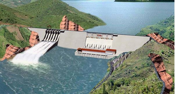 Fig. 2 : Barrage de Son La Fig. 2 : Barrage de Son La
