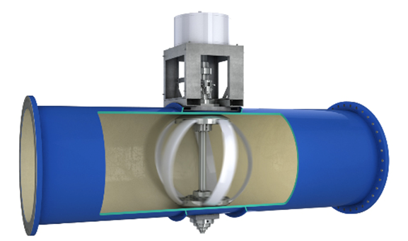 Fig. 5 : Turbine Lucid Energy. Source: Lucid Energy Fig. 5 : Turbine Lucid Energy. Source: Lucid Energy