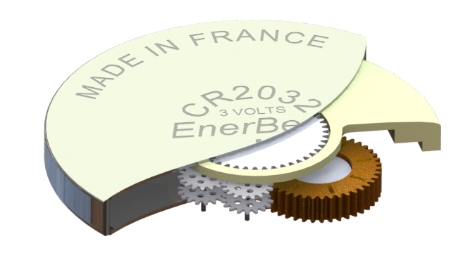 Fig. 2: Le micro-générateur inertiel développé par Enerbee Fig. 2: Le micro-générateur inertiel développé par Enerbee