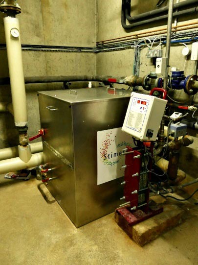 Figure 12 : le prototype de chaudière numérique de Stimergy – source : Stimergy Encyclopedie energie - recuperation chaleur datacenter - prototype chaudiere numerique stimergy