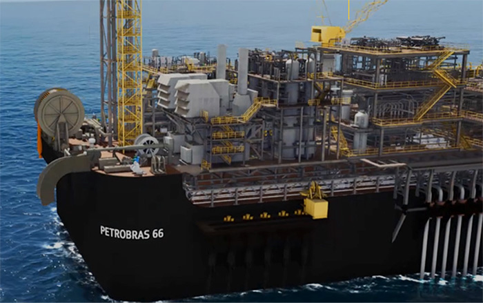 Image 3 : the first definitive production system for the Santos Basin pre-salt to enter production was the Piloto de Lula in October 2010 (FPSO Cidade de Angra dos Reis). - Source: Petrobras (http://www.petrobras.com.br/pt/nossas-atividades/areas-de-atuacao/exploracao-e-producao-de-petroleo-e-gas/pre-sal/)